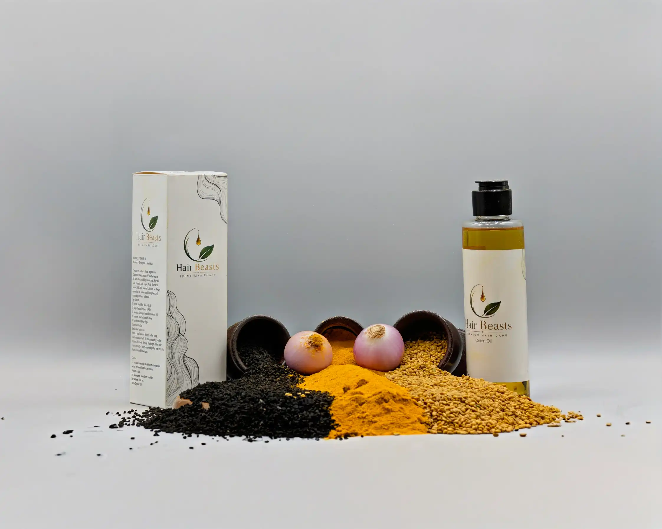 Premium botanical hair care lifestyle image